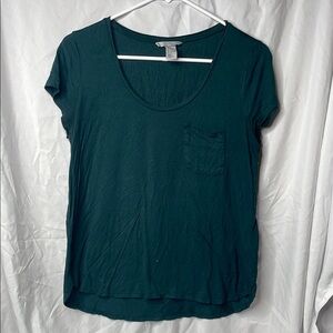 H&M Green Relaxed Short Sleeve T-Shirt